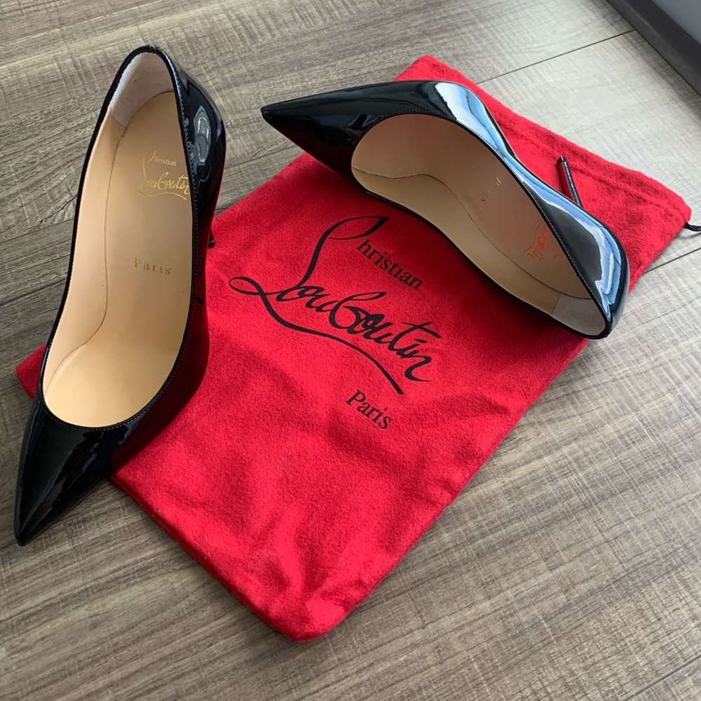Christian Louboutin Kate 100 Patent Pumps